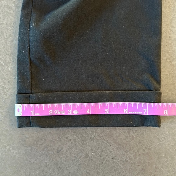 NEW RARE Frankie B. Low Rise Amanda Cuff Capri Slack Shorts - Picture 9 of 11